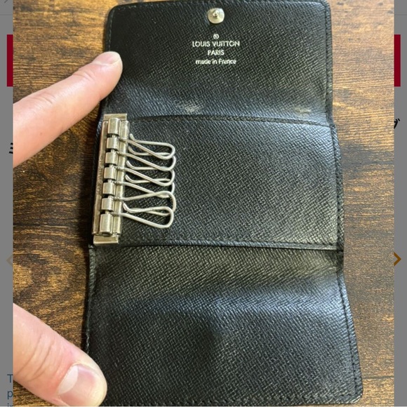 Sale ~ Louis Vuitton Graphite 6 Key Cles - 100% Authentic - Picture 5 of 7